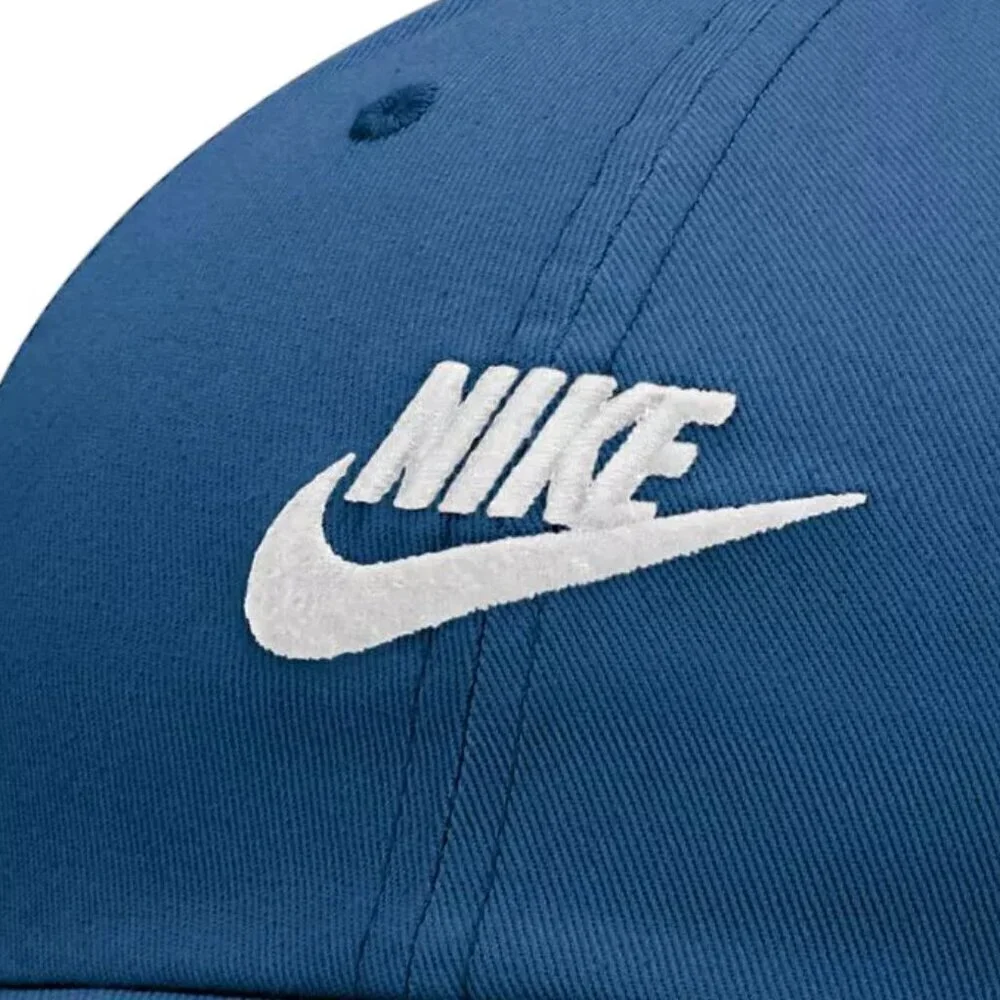 NWT Nike Youth Unstructured Futura Wash Blue Club Cap